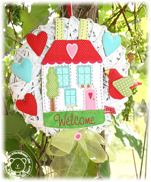 Little Cottage Welcome House 13x18