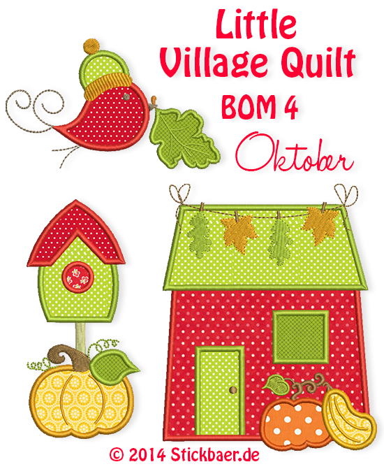 Little Village Quilt BOM 4