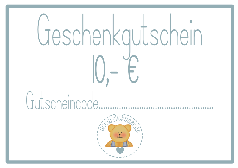 10 Euro Gift Certificate