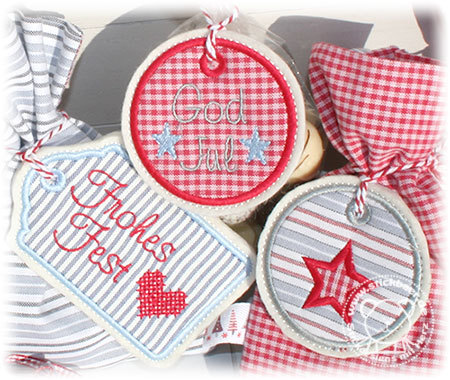 Weihnachts-Labels ITH