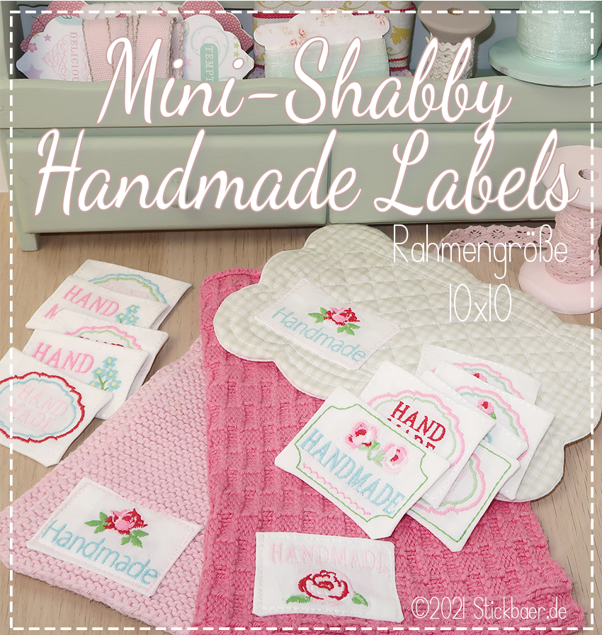 Mini Shabby Handmade Labels