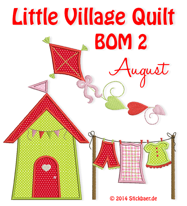 Little Village Quilt BOM 2