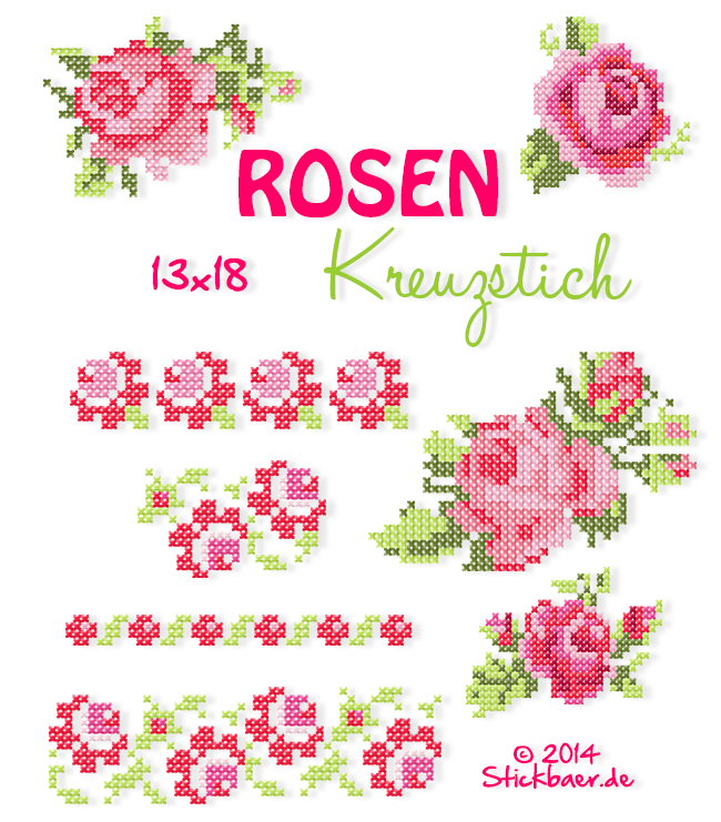Rosenkreuzstich 13x18