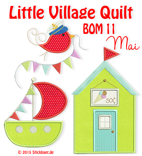 Little Village Quilt BOM 11