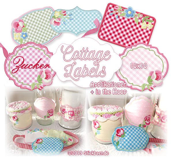 Cottage Labels ITH