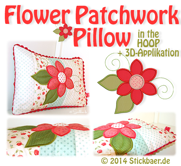 Flower Patchwork Pillow