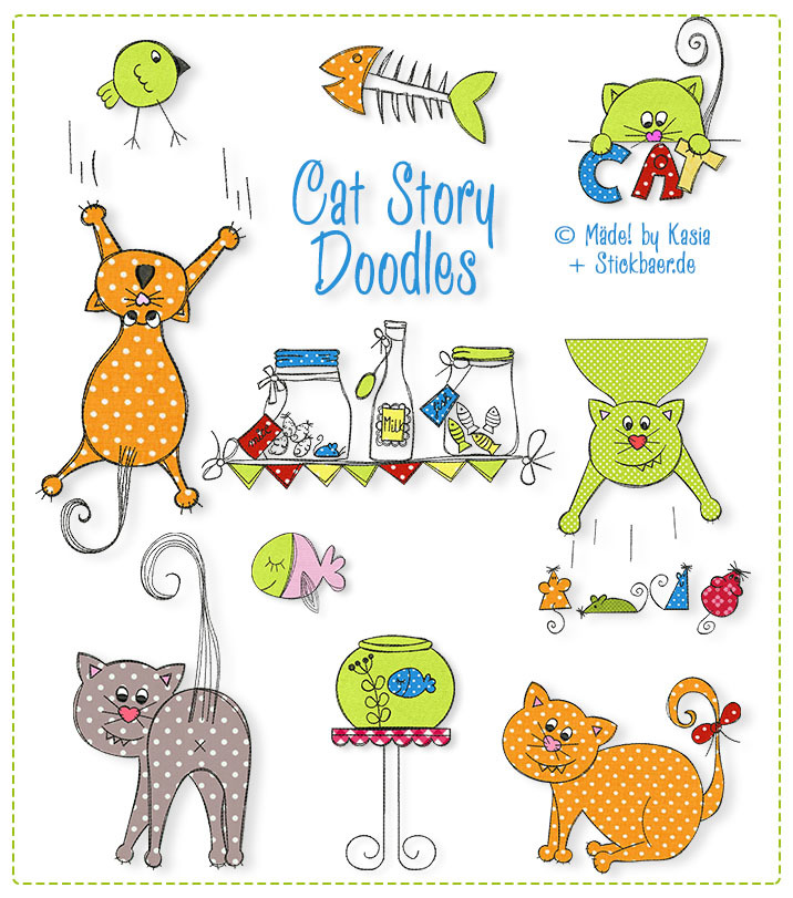 Cat Story Doodles