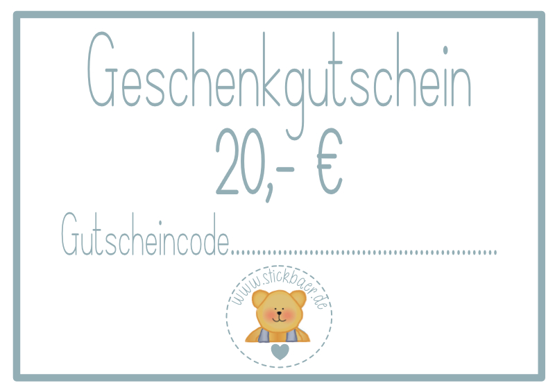 20 Euro Gift Certificate