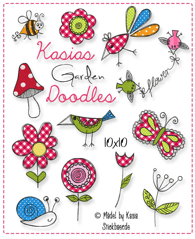 Kasias Garden Doodles 10x10