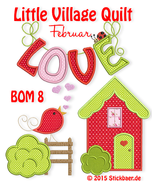 Little Village Quilt BOM 8
