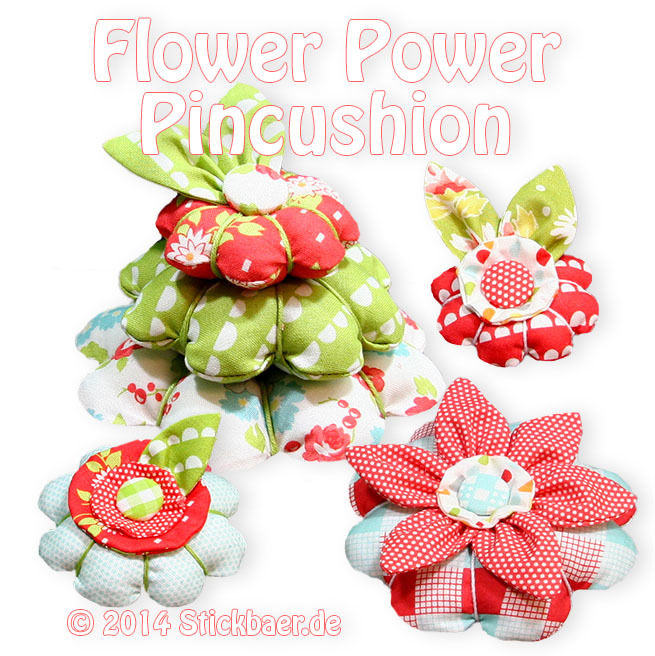 Flower Power Pincushions