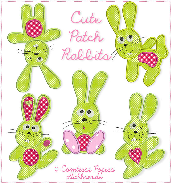 Cute Patch Rabbits