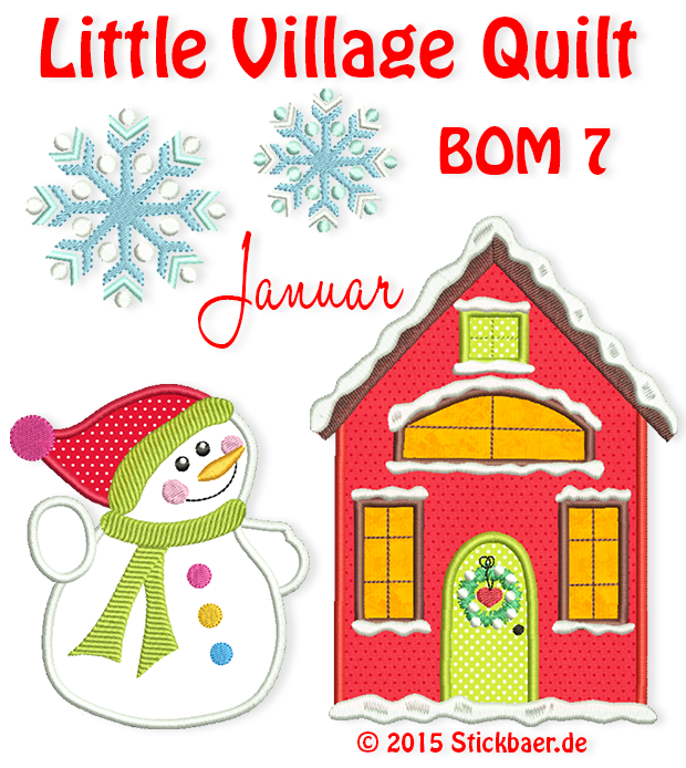 Little Village Quilt BOM 7