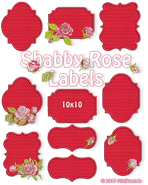 Shabby Rose Labels