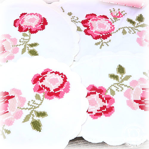 Sommerrosen-Deckchen
