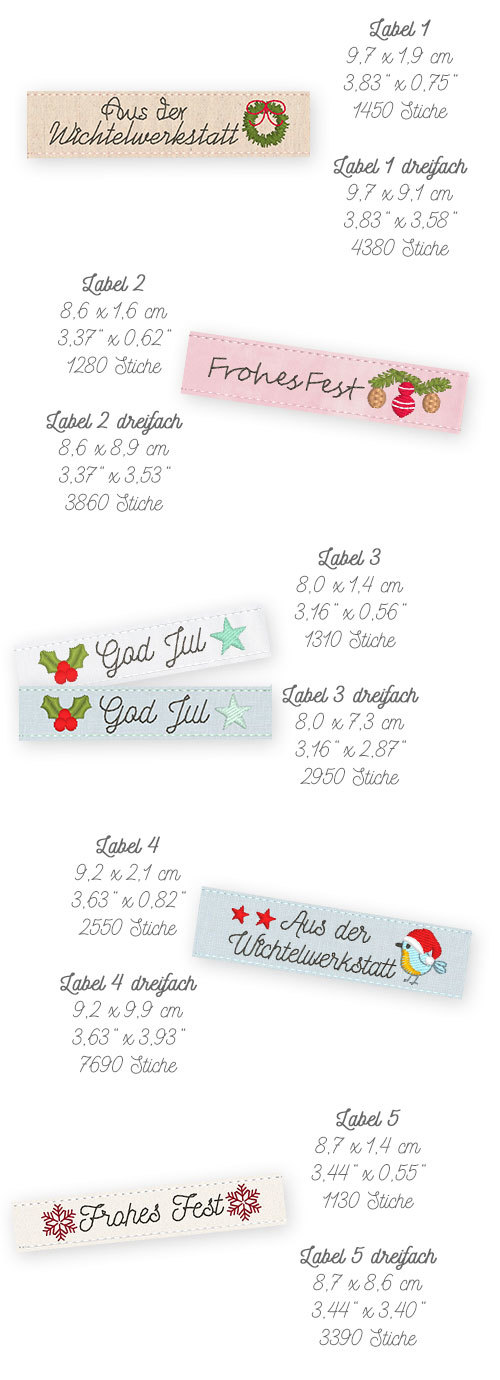 Handmade-Weihnachts-Labels